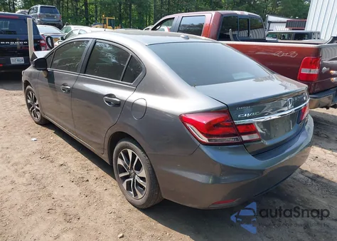 2013 Honda Civic Ex-L из США, поврежденный, VIN 2HGFB2F93DH541147